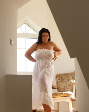 Vyeta Mustafina White Dress Zishy Vyeta Mustafina White Dress Zishy