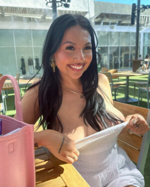 Ravyn Moore Loose White Dress FTV