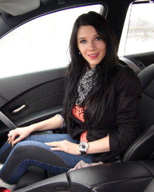 Adrianne Black Car Flashing