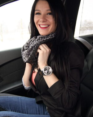 Adrianne Black Car Flashing