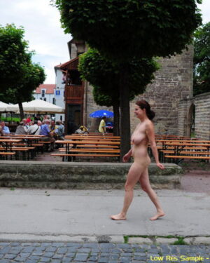 Anja Nude In Public