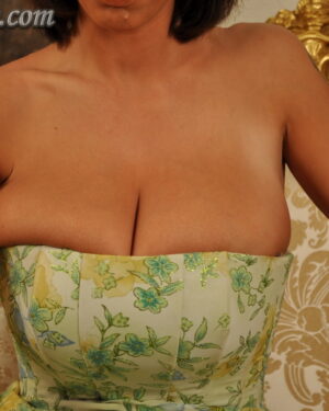 Anya Busty Green Corset