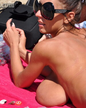 Anya Busty River Beach
