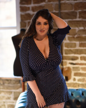 Bella Brewer Polka Dot Dress Nothing But Curves