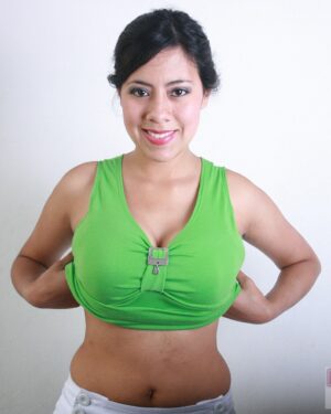 Busty Latina Rebecca Green Top
