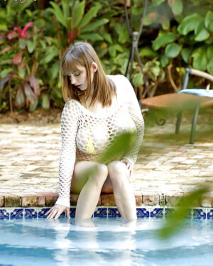 Christy Marks String Bikini Spying