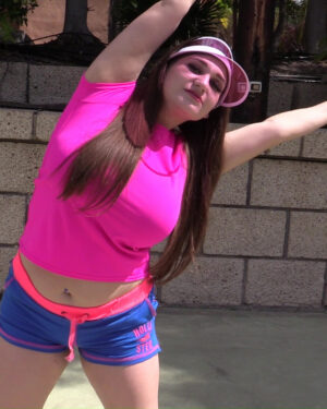 Demmy Blaze Huge Boobs Fitness