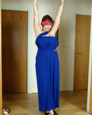 Dors Feline Blue Dress