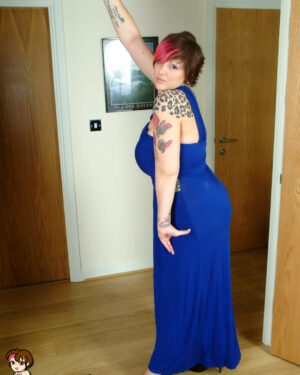 Dors Feline Blue Dress