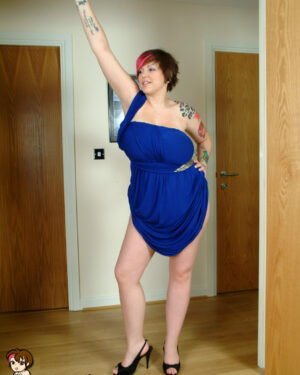 Dors Feline Blue Dress
