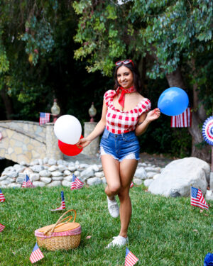 Hailey Rose Red White And Screw Team Skeet