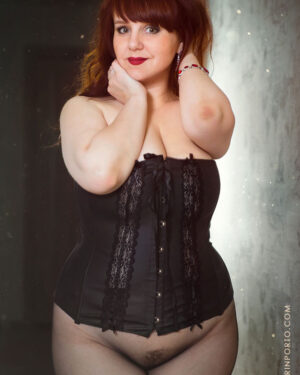 Katrin Porto Black Lingerie and Corset