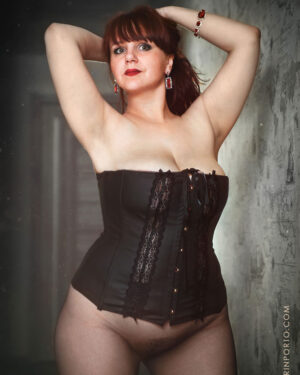 Katrin Porto Black Lingerie and Corset