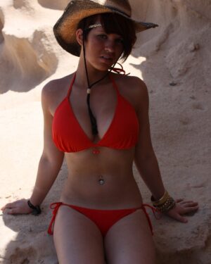 Kirstie Red Bikini