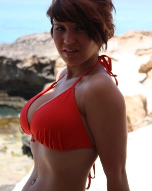 Kirstie Red Bikini