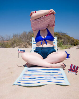 Lana Del Lust July 4th Beach Babe