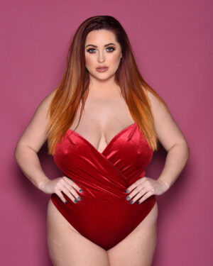 Lucy Vixen Red Bodysuit Nothing But Curves