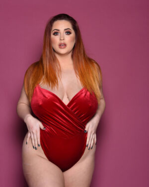 Lucy Vixen Red Bodysuit Nothing But Curves