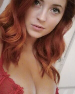 Lucy Vixen Red Self Shot