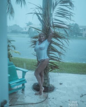 Mango Maddy Playing In The Rain