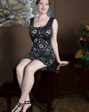 Misha Lowe Gets Naked On The Piano