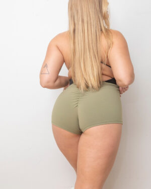 Penny Lund Green Shorts Cosmid