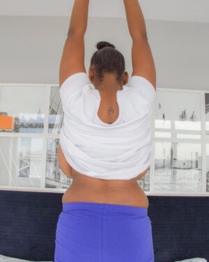 Quana Stevens Yoga Pants Cosmid