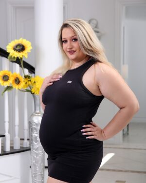 Rose Lareine Black Dress BBW Jeffs Models