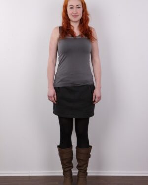 Sarka Busty Redhead Czech Casting