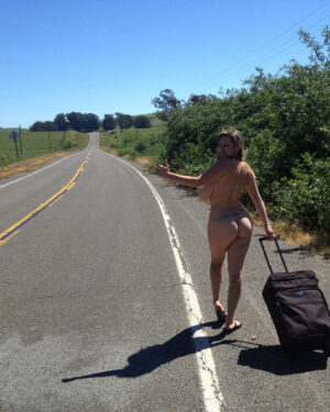 September Carrino Roadside Nudity