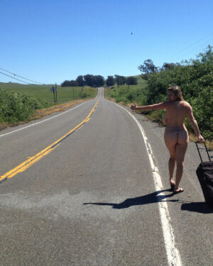 September Carrino Roadside Nudity