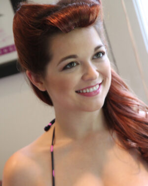 Tessa Fowler Polka Dot BTS