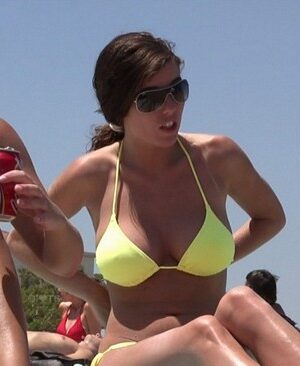 Yellow Bikini Babe