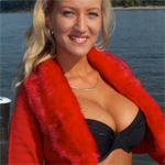 Busty Blonde Flashing On The Pier