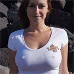 Karly Wet Shirt Boobs