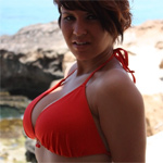 Kirstie Red Bikini